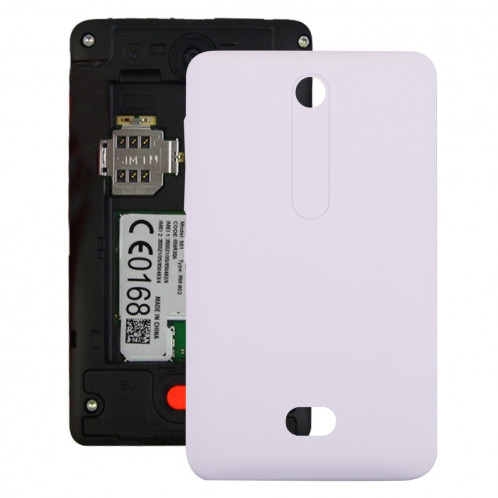 iPartsAcheter pour Coque Arrière de Batterie pour Nokia Asha 501 (Blanc) SI13WL503-38