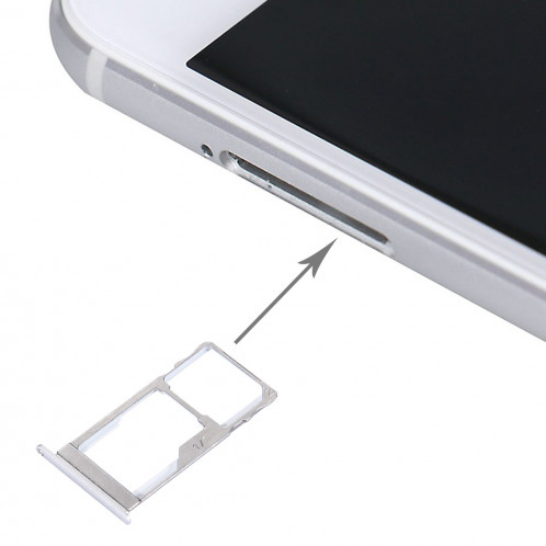 iPartsAcheter Meizu Pro 5 SIM + Carte SIM / Micro SD (Argent) SI147S142-35