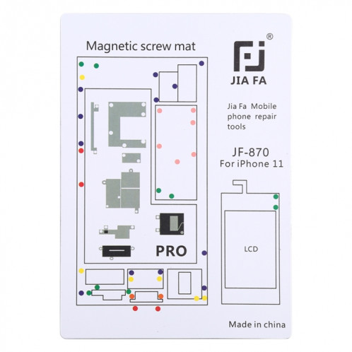 JIAFA JF-870 Carte à vis magnétique pour iPhone 11 Pro SJ6265629-33