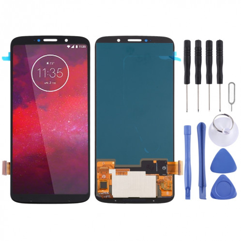 Ecran LCD et numériseur complet pour Motorola Moto Z3 (Noir) SH47BL985-36