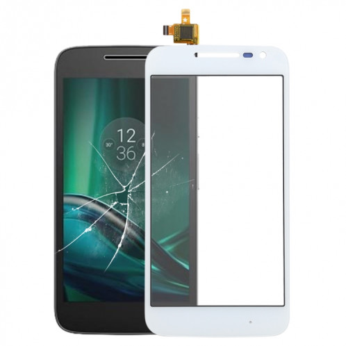 Ecran tactile pour Motorola Moto G4 Play (Blanc) SH439W540-36