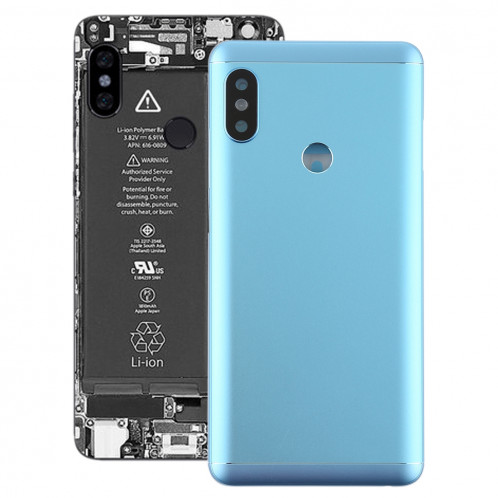 Coque arrière avec objectif photo et touches latérales pour Xiaomi Redmi Note 5 (Bleu) SH62LL448-36