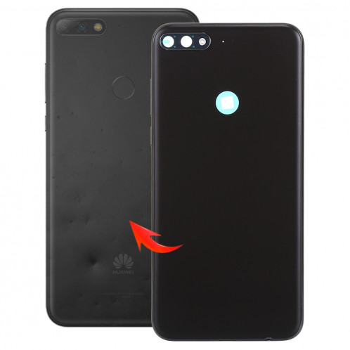 Couverture arrière avec touches latérales pour Huawei Enjoy 8 (Noir) SH99BL1431-36