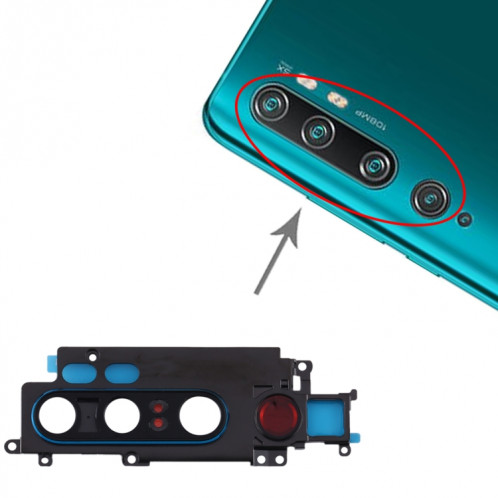 Couvercle d'objectif de caméra pour Xiaomi Mi CC9 Pro / Mi Note 10 / Mi Note 10 Pro (Bleu) SH059L1126-34