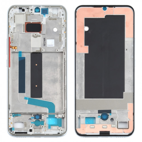 Plaque de lunette de cadre intermédiaire d'origine pour Xiaomi Mi 10 Lite 5G / Mi 10 Youth 5G M2002J9G (argent) SH066S1133-36