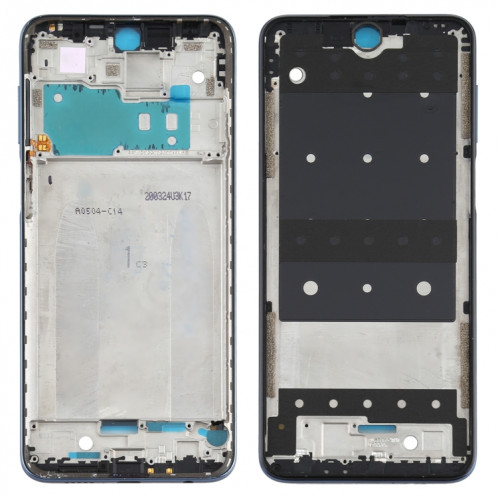 Boîtier avant d'origine plaque de cadre LCD pour Xiaomi Redmi Note 9S / Note 9 Pro (Inde) / Note 9 Pro Max (gris) SH068H69-36