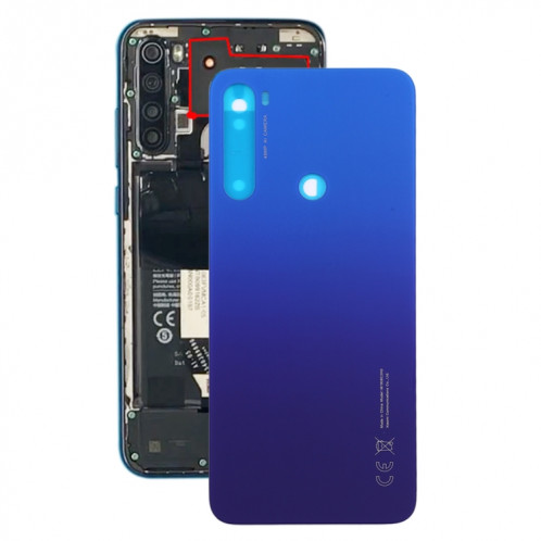 Cache arrière de batterie d'origine pour Xiaomi Redmi Note 8T (bleu) SH73LL558-36