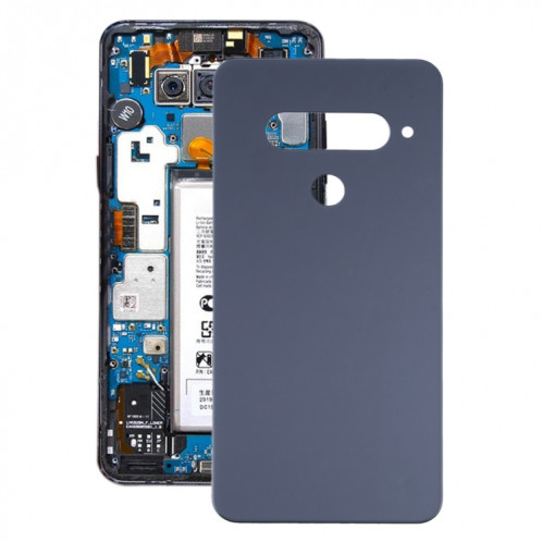 Couvercle arrière de la batterie pour LG G8s ThinQ / LM-G810 LM-G810EAW (noir) SH76BL970-36