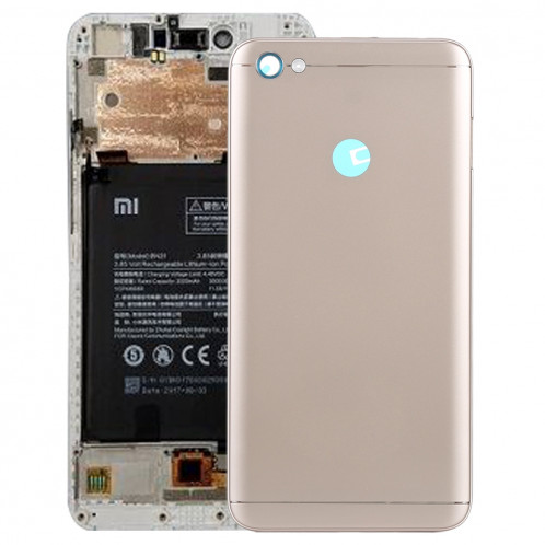 Couverture arrière avec touches latérales pour Xiaomi Redmi Note 5A Prime (Gold) SH93JL1495-36