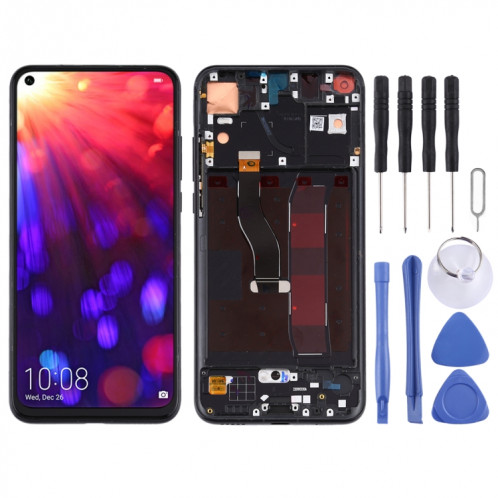 Écran LCD et numériseur complet avec cadre pour Huawei Honor View 20 (noir) SH119B518-36