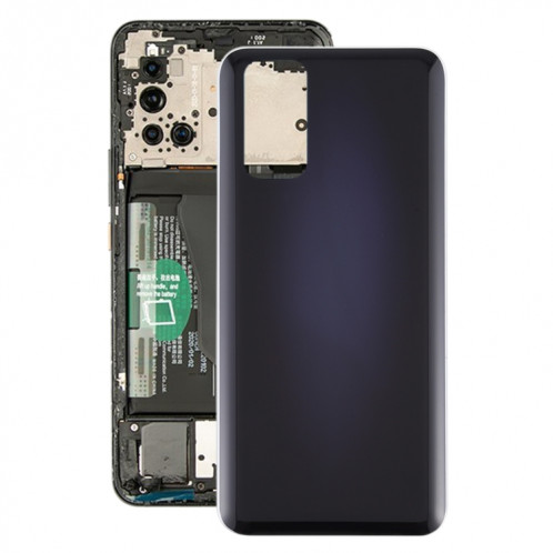 Pour Vivo iQOO 3 Batterie Couverture Arrière (Noir) SH13BL473-36