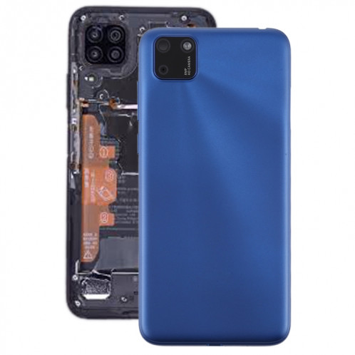 Cache arrière de batterie d'origine avec cache d'objectif d'appareil photo pour Huawei Y5p (bleu) SH23LL564-36