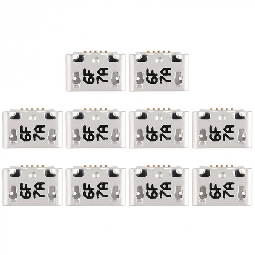Pour Vivo X6s / X6s Plus 10pcs connecteur de port de charge SH75501136-34