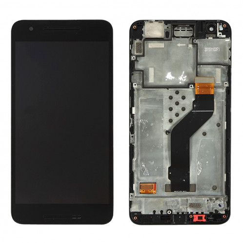 iPartsAcheter pour Google Nexus 6P écran LCD + écran tactile Digitizer Assemblée avec cadre (Noir) SI651B984-37