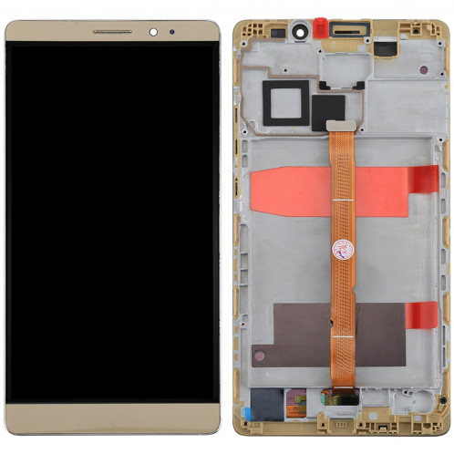 iPartsAcheter Huawei Mate 8 écran LCD + écran tactile Digitizer Assemblée avec cadre (or) SI58JL1355-36