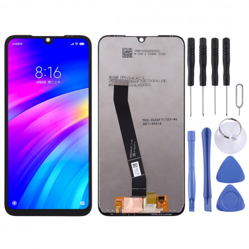 Ecran LCD et système de numérisation complet pour Xiaomi Redmi 7 (noir) SH675B847-36