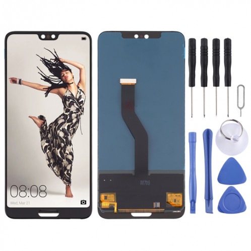 Écran LCD matériel TFT et assemblage complet de numériseur pour Huawei P20 Pro SH7695776-36