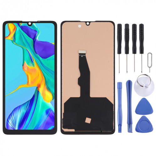 Écran LCD matériel TFT et assemblage complet du numériseur (ne prenant pas en charge l'identification d'empreintes digitales) pour Huawei P30 SH7696828-36