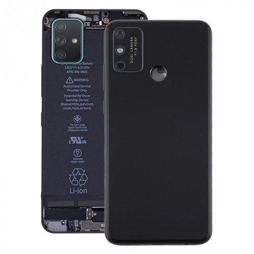 Cache arrière de la batterie avec cache d'objectif de caméra pour Huawei Honor Play 9A (Noir) SH16BL257-36