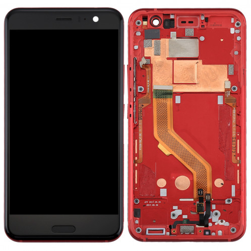 iPartsAcheter pour HTC U11 écran LCD + écran tactile Digitizer Assemblée avec cadre (rouge) SI787R137-36