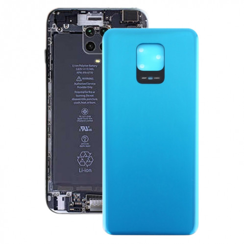 Cache arrière de batterie d'origine pour Xiaomi Redmi Note 9S / Redmi Note 9 Pro (Inde) / Redmi Note 9 Pro Max (bleu) SH93LL1439-36