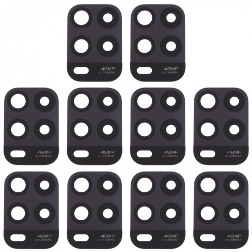 Objectif de caméra arrière 10 PCS pour Xiaomi Mi 10 Lite 5G SH7822950-34