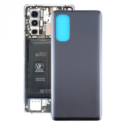 Cache arrière de la batterie pour OPPO Reno4 Pro 5G (noir) SH97BL1415-36