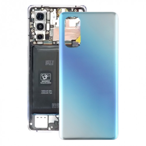 Cache arrière de la batterie pour OPPO Reno4 Pro 5G (bleu) SH97LL1870-36