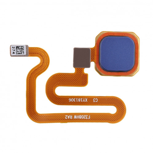 Câble Flex de capteur d'empreinte digitale pour Vivo X20 Plus / X20 (Bleu) SH957L654-34