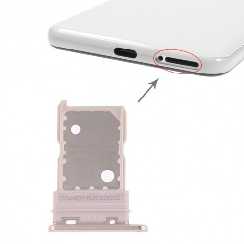 Plateau de la carte SIM pour Google Pixel 3 (or) SH977J1701-35