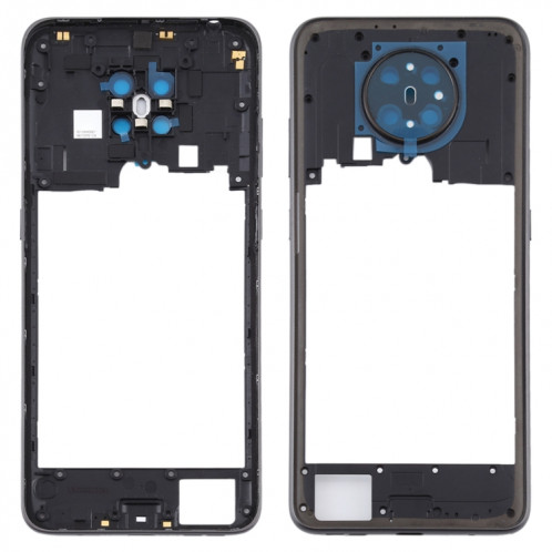 Plaque de cadre intermédiaire pour Nokia 5.3 TA-1227 / TA-1229 / TA-1223 / TA-12234 (noir) SH979B1582-36