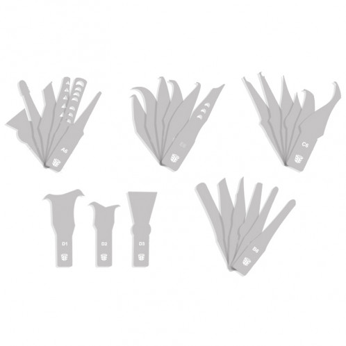 BEST-69A 27 PCS / Set Couteau à découper CPU Réparer les outils SB80261953-35