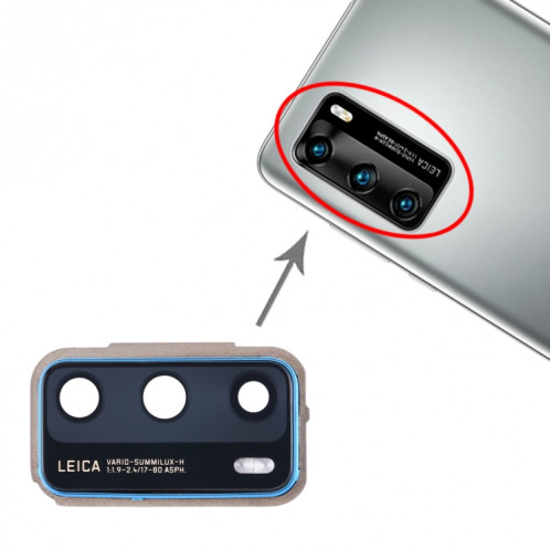Cache d'objectif de caméra pour Huawei P40 (bleu) SH032L1581-34