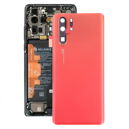 Coque de protection de batterie avec objectif d'appareil photo pour Huawei P30 Pro (Orange) SH76EL391-36