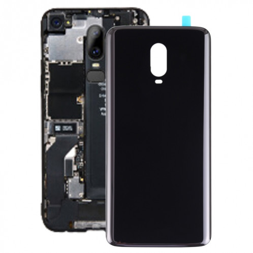 Pour le couvercle arrière de la batterie d'origine OnePlus 6T (noir) SH99BL1727-36