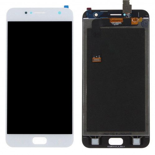 iPartsAcheter pour Asus ZenFone 4 Selfie / ZB553KL LCD écran + écran tactile Digitizer Assemblée (Blanc) SI472W424-36