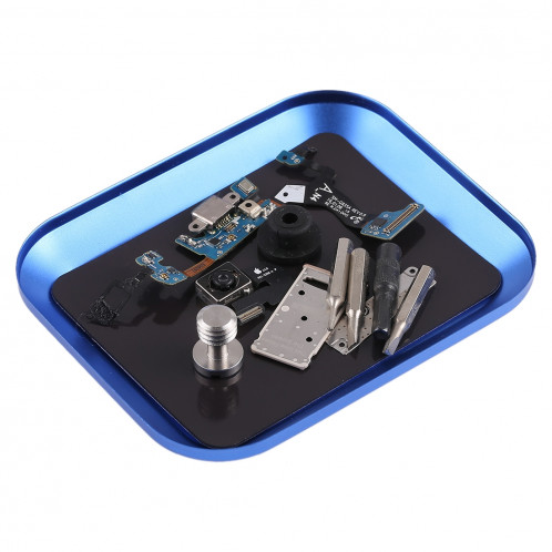Outil de réparation de téléphone de plateau de vis d'alliage d'aluminium (bleu) SH541L414-35