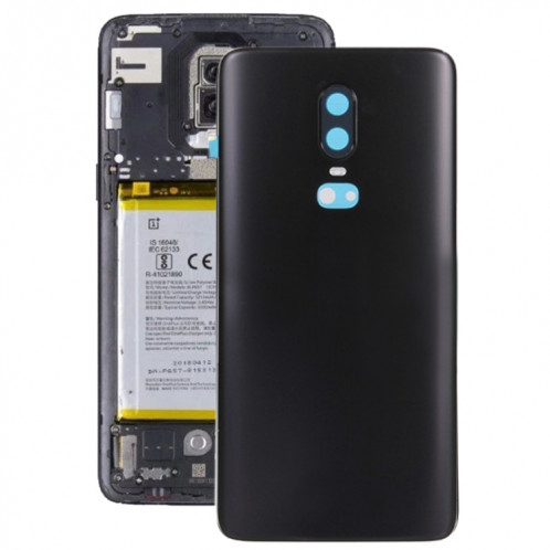 Pour la coque arrière OnePlus 6 (noir minuit) SH3NBL622-35