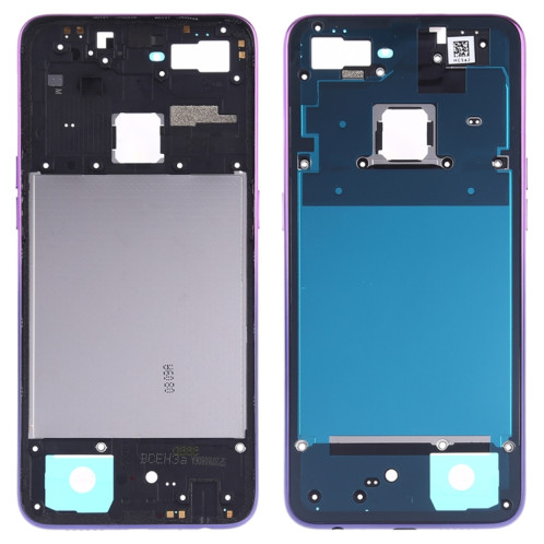 Pour OPPO F9 / A7X Middle Frame Bezel Plate (Twilight Purple) SH86TW1956-36