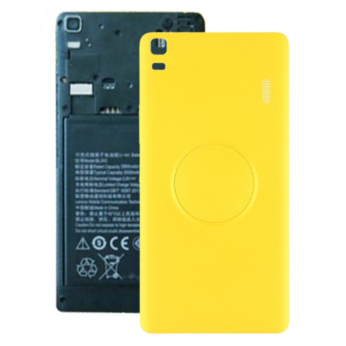 Cache arrière de la batterie pour Lenovo K30 Note (jaune) SH97YL770-36
