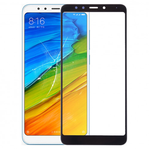 Écran avant lentille en verre pour Xiaomi Redmi 5 (noir) SH652B574-30