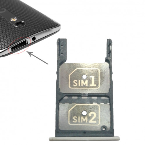 2 Plateau pour carte SIM + Plateau pour carte Micro SD pour Motorola Moto X Play / XT1565 SH87051955-36
