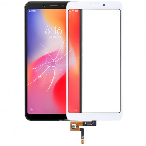 Écran tactile pour Xiaomi Redmi 6 (blanc) SH723W1923-36