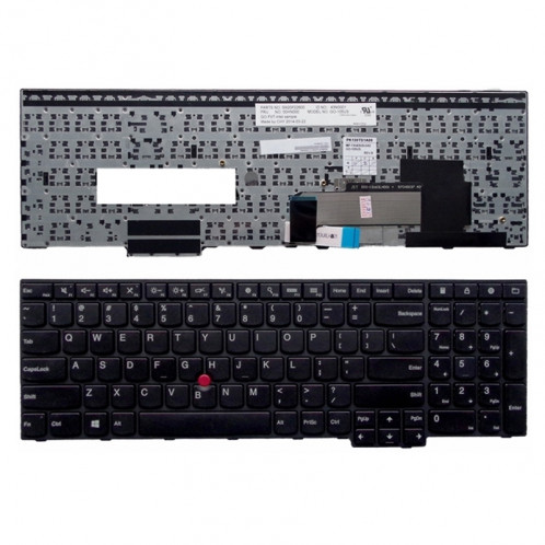 Clavier d'ordinateur portable anglais version US avec bâtons de pointage pour Lenovo Thinkpad E550 / E555 / E550C SH87631735-33