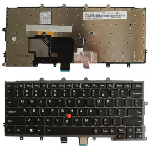 Clavier d'ordinateur portable anglais version US avec bâtons de pointage pour Lenovo IBM Thinkpad X240 / X240S / X250 / X260 / X230S / X270 SH8770266-33