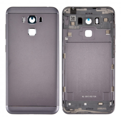 iPartsAcheter pour Asus ZenFone 3 Max / ZC553KL Couverture de batterie en alliage d'aluminium (Gris) SI78HL1243-36