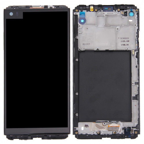 iPartsAcheter pour LG V20 écran LCD + écran tactile Digitizer Assemblée avec cadre (Noir) SI95BL1703-36