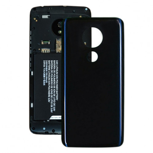 Coque Arrière de Batterie pour Motorola Moto G7 Power (Bleu) SH075L1644-33