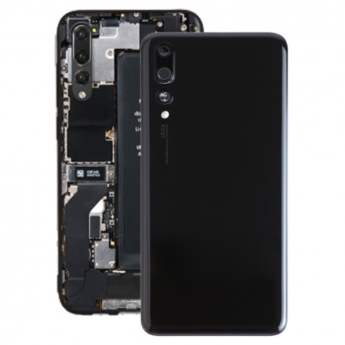 Coque arrière de batterie avec lentille de caméra pour Huawei P20 Pro (Noir) SH90BL347-36