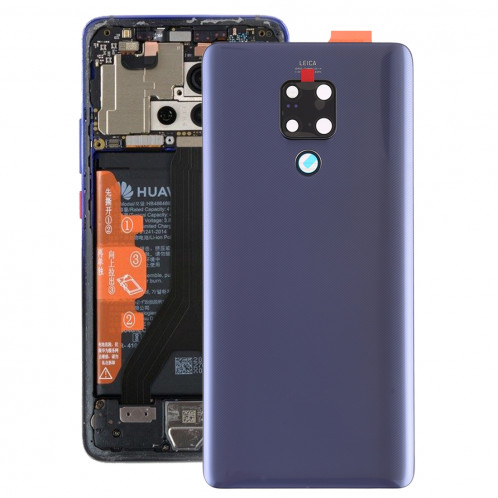 Coque de protection de batterie avec objectif d'appareil photo pour Huawei Mate 20 X (Violet) SH85PL279-36